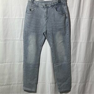 YoungLA Men's Stretch Denim Relaxed Jeans